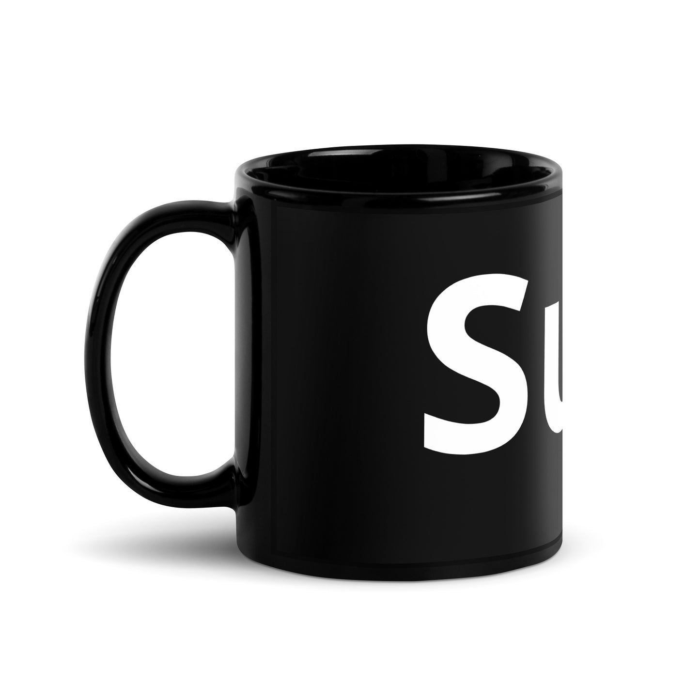 Black Glossy Mug - Sup.